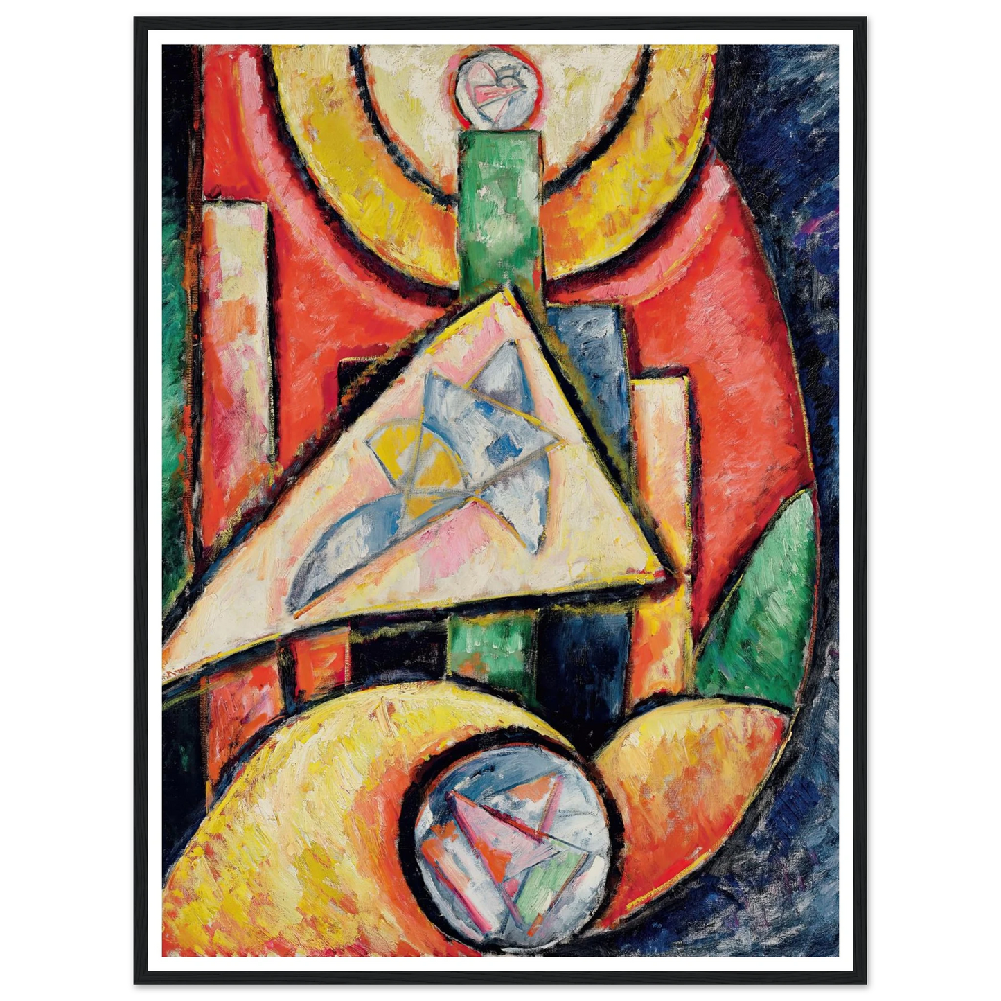 Abstraction (1912-13) Art Print | Marsden Hartley-Quipham Collections
