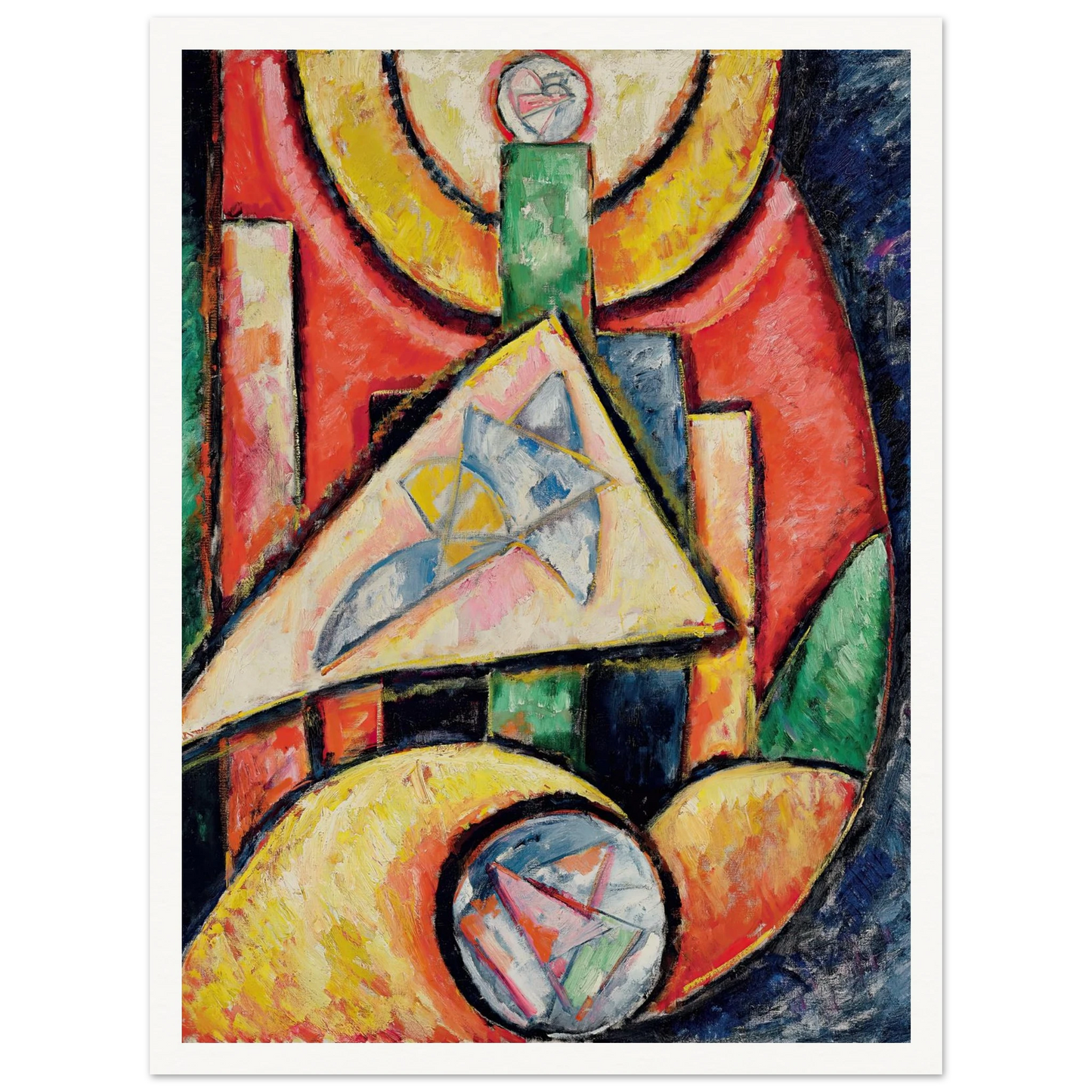Abstraction (1912-13) Art Print | Marsden Hartley-Quipham Collections