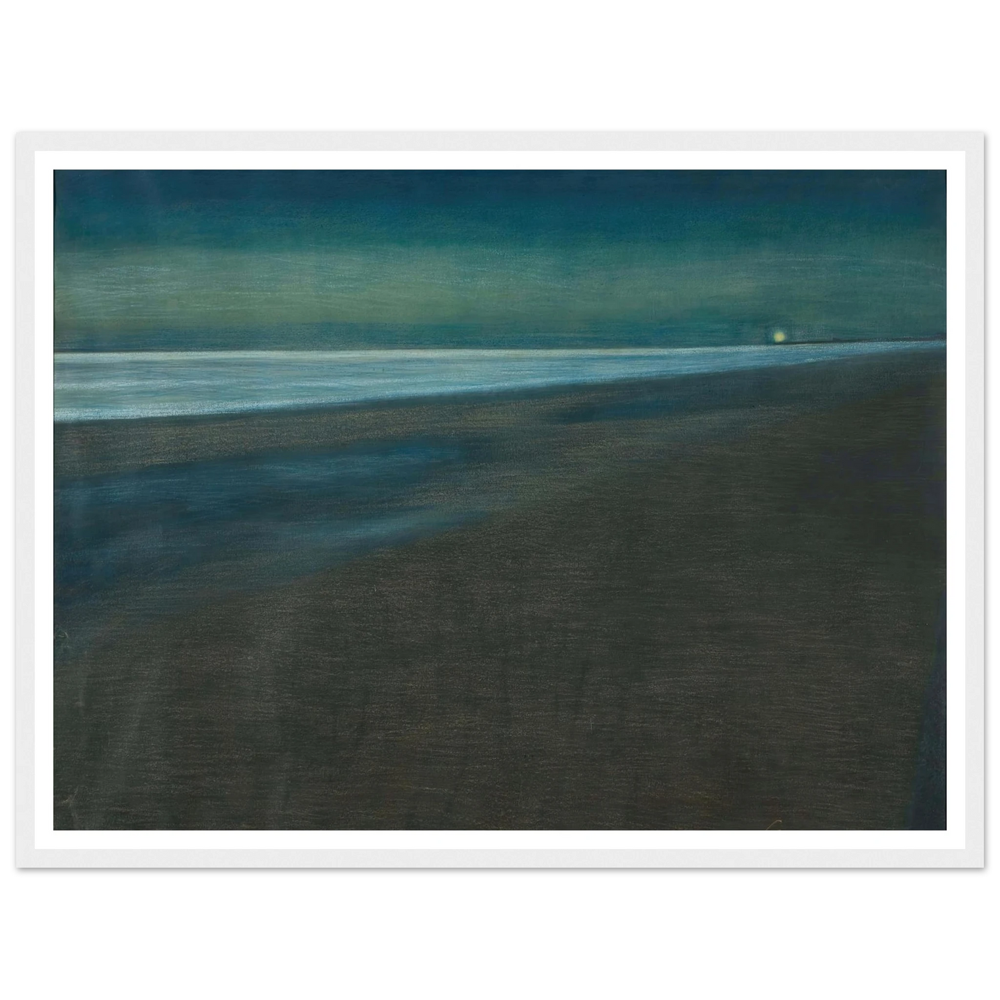 Beachview at night (1905) Art Print | Leon Spilliaert-Quipham Collections
