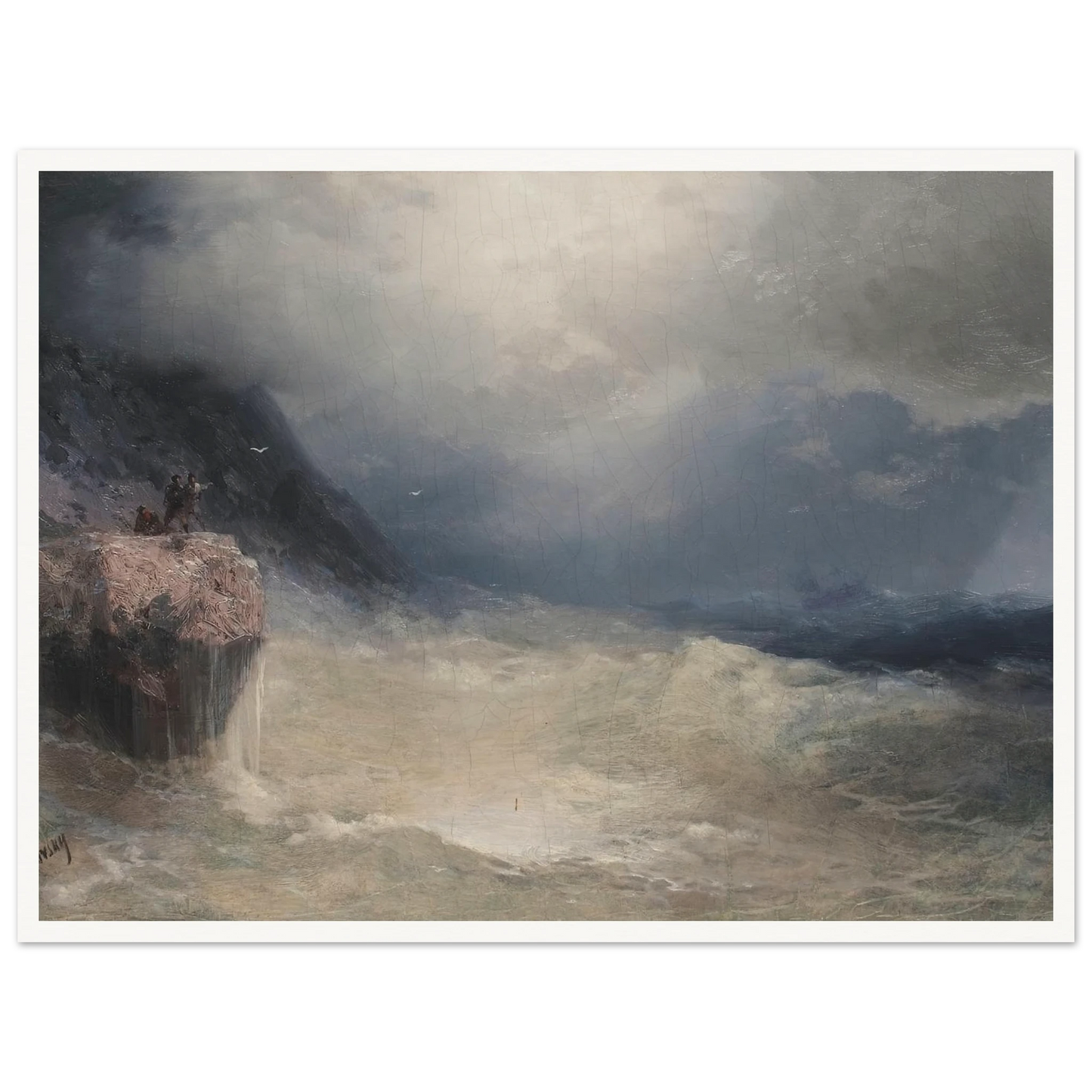The Survivor Art Print | Ivan Konstantinovich Aivazovsky-Quipham Collections