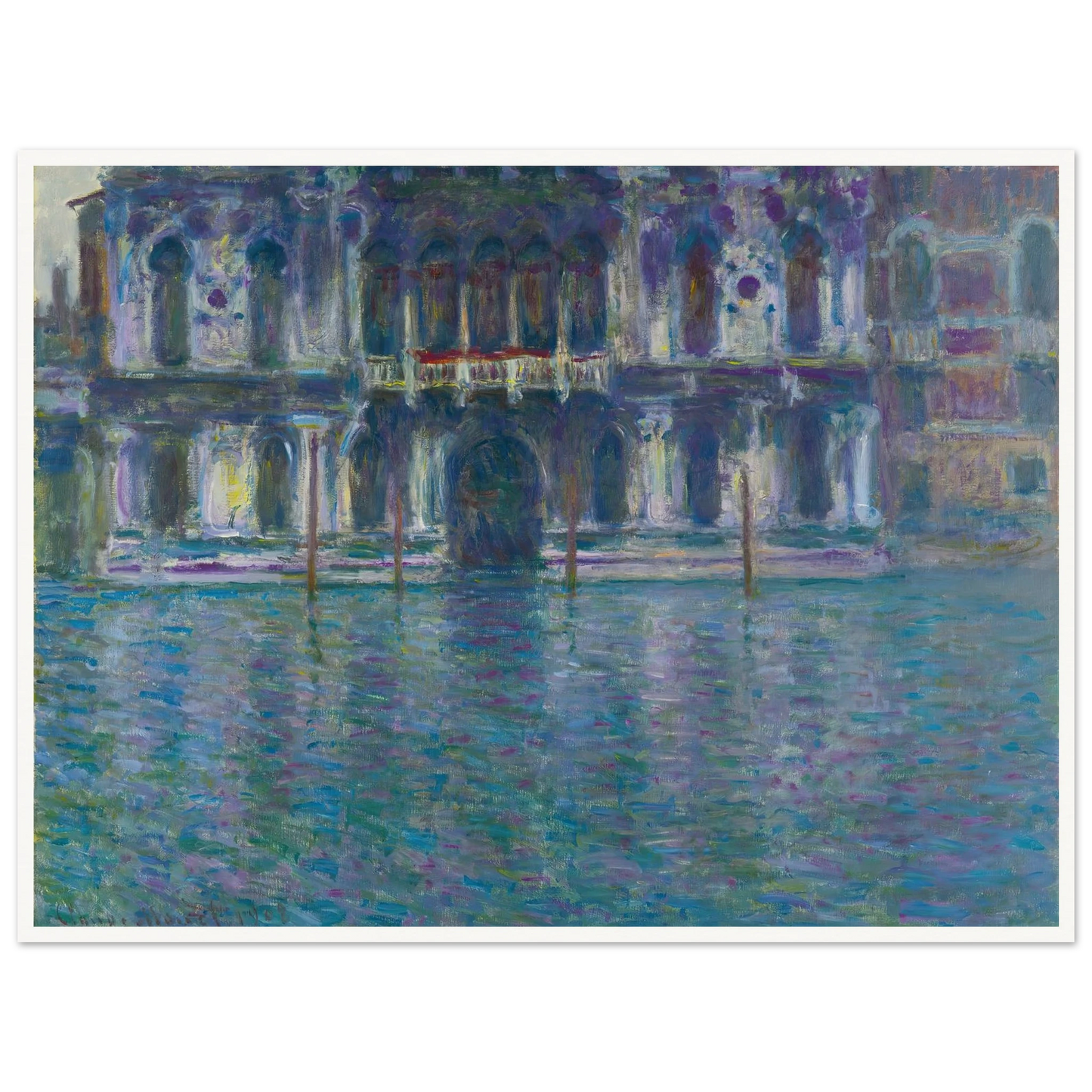 Le Palais Contarini (1908) Art Print | Claude Monet-Quipham Collections
