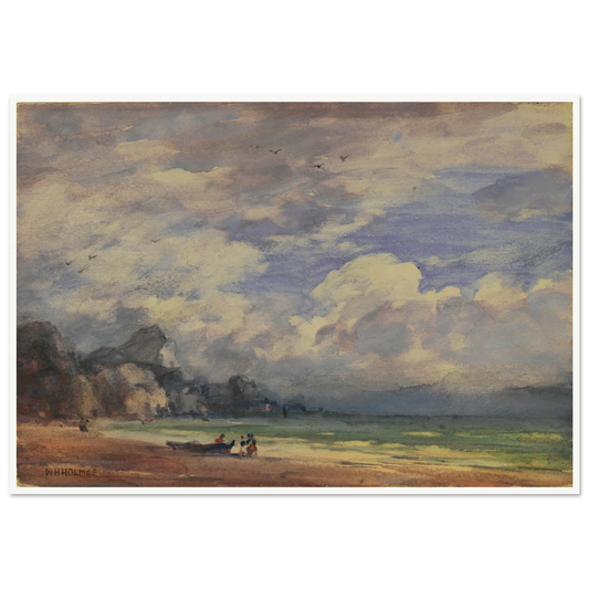 On The California Coast Art Print | William Henry Holmes-Quipham Collections