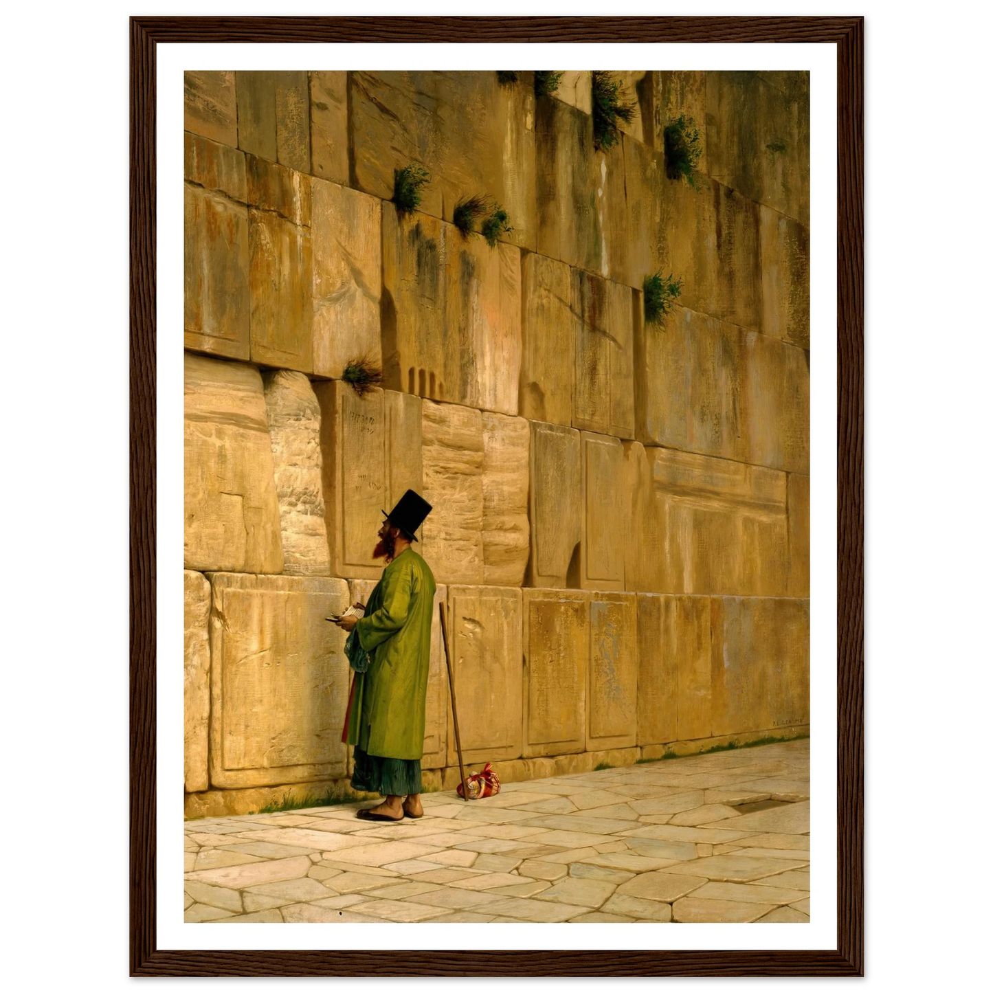 The Wailing Wall Art Print | Jean Leon Gerome-Quipham Collections