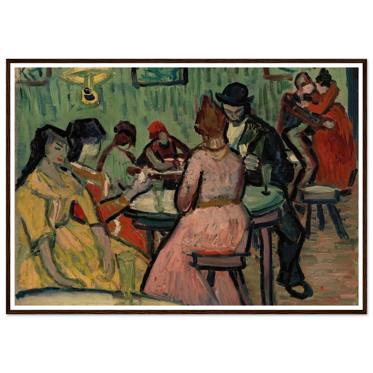 The Brothel (Le Lupanar) (1888) Art Print | Vincent van Gogh-Quipham Collections