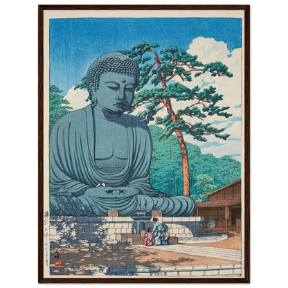 Kamakura daibutsu (The Great Buddha at Kamamura) (1930) Art Print | Kawase Hasui-Quipham Collections