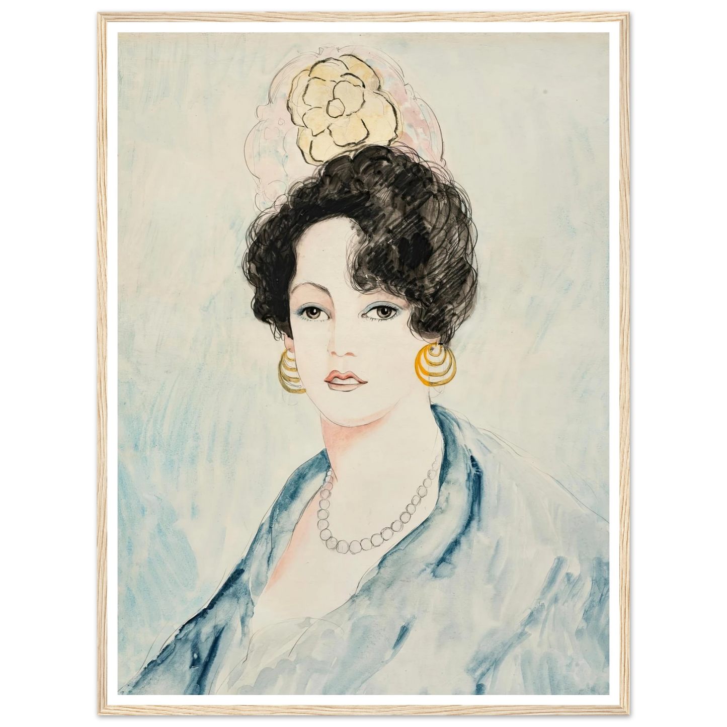 Boucles d’oreille noires (1920) Art Print | Francis Picabia-Quipham Collections