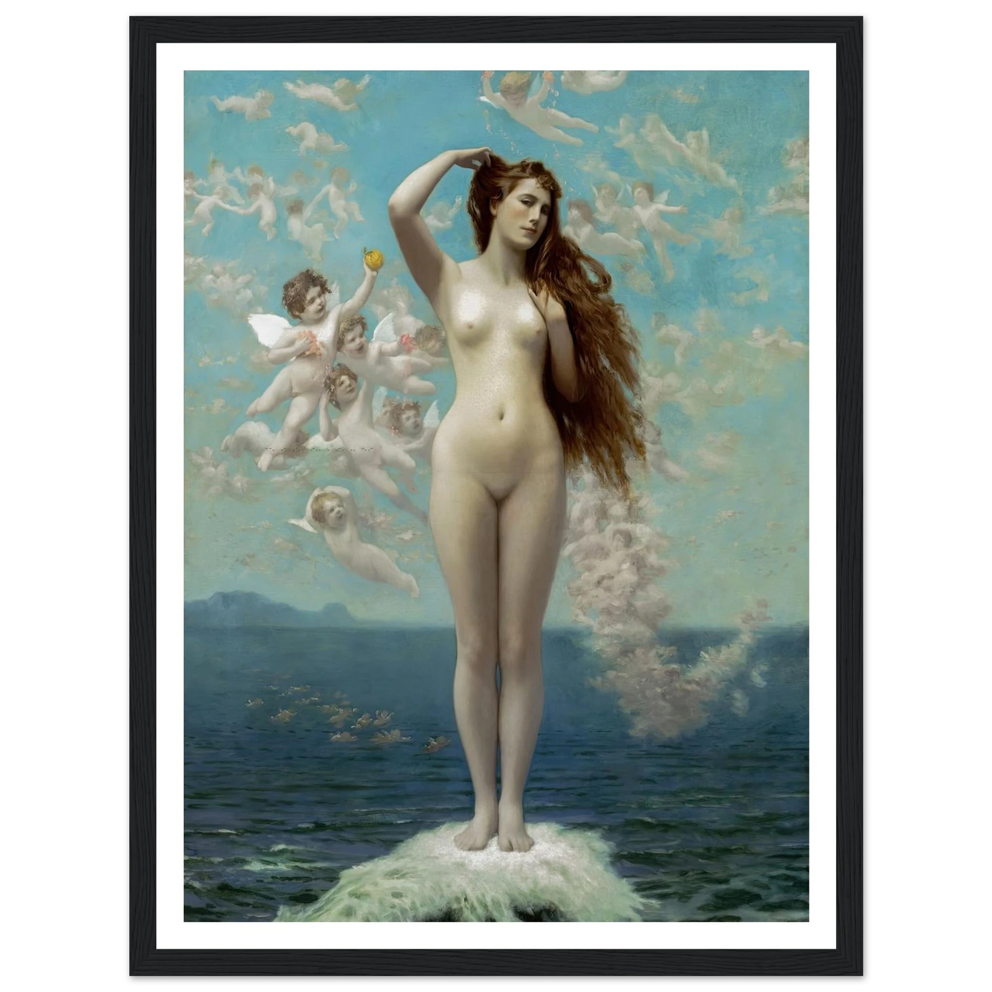 Venus Rising (1890) Art Print | Jean Leon Gerome-Quipham Collections