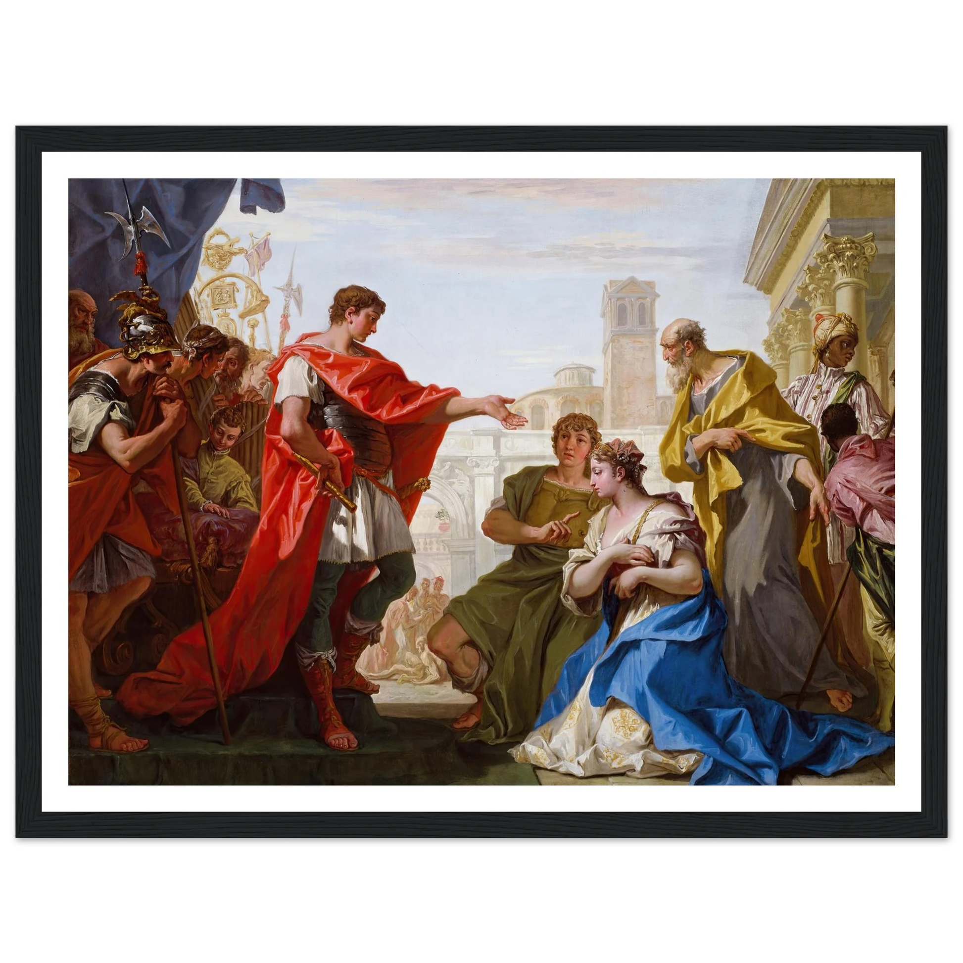 The Continence of Scipio (c. 1706) Art Print | Sebastiano Ricci-Quipham Collections
