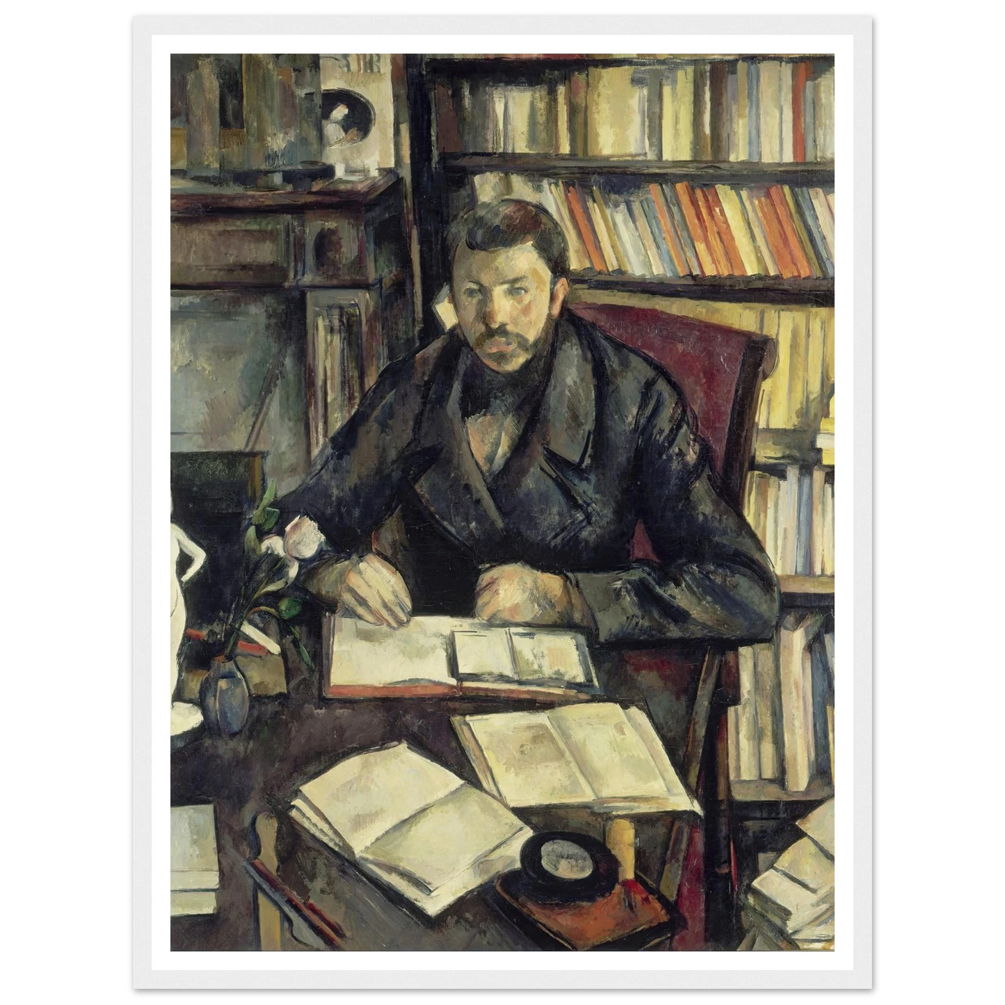 Gustave Geffroy (1895 - 1896) Art Print | Paul Cezanne-Quipham Collections