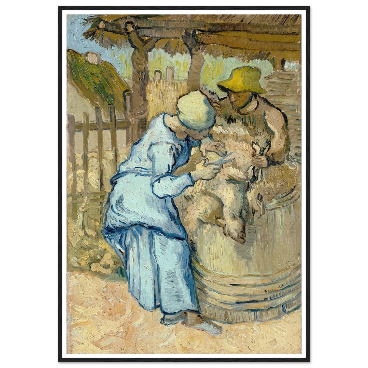 The Sheep-Shearer (After Millet) Art Print | Vincent van Gogh-Quipham Collections
