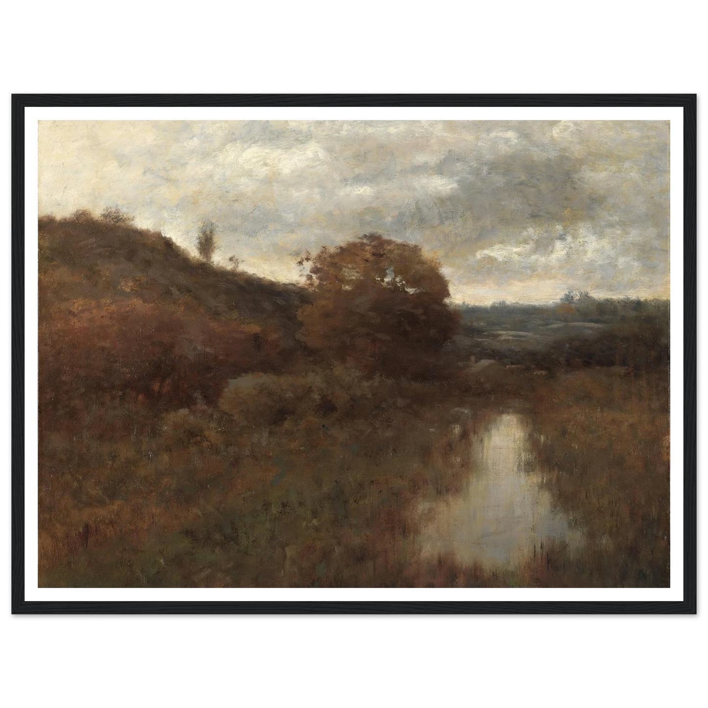 Autumn Landscape and Pool (1870s-1880s) Art Print | Alexander Helwig Wyant-Quipham Collections