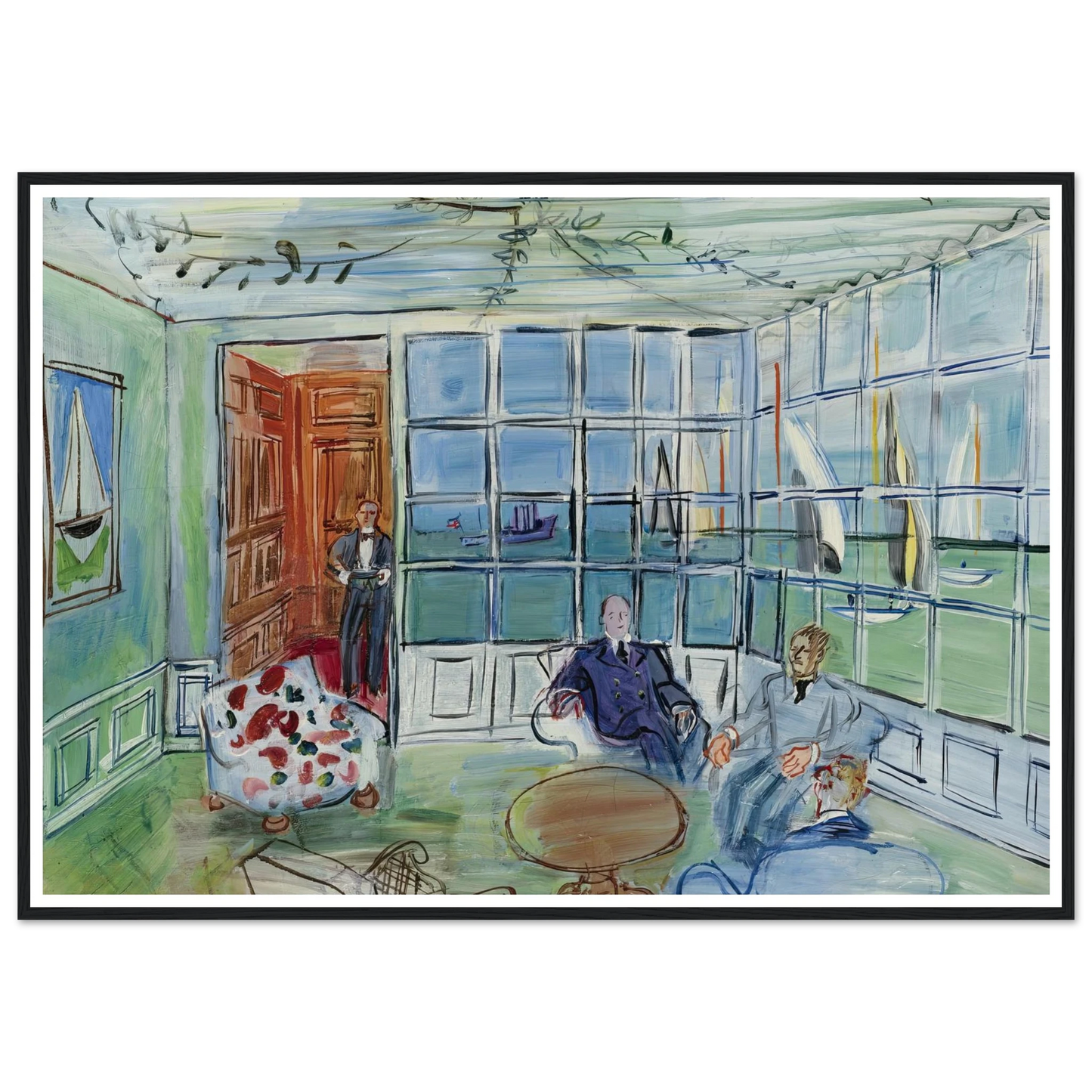 Le Royal Yacht Squadron, Cowes, Isle of Wight Art Print | Raoul Dufy-Quipham Collections