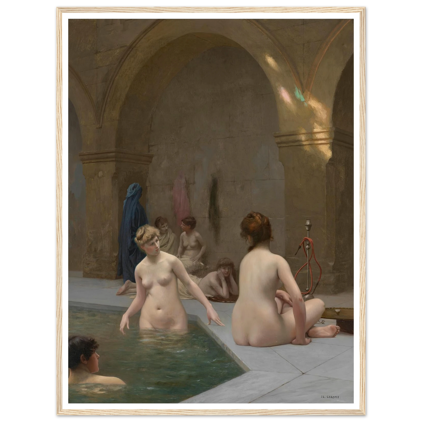 Baigneuses (1884) Art Print | Jean Leon Gerome-Quipham Collections