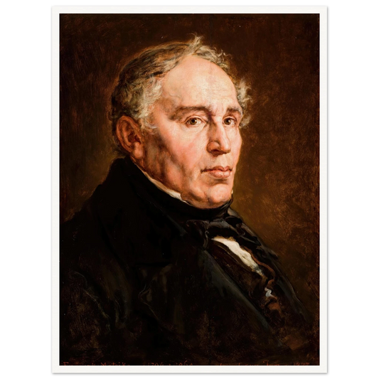 Portrait of Franciszek Matejko, Artist’s Father. (1877) Art Print | Jan Matejko-Quipham Collections
