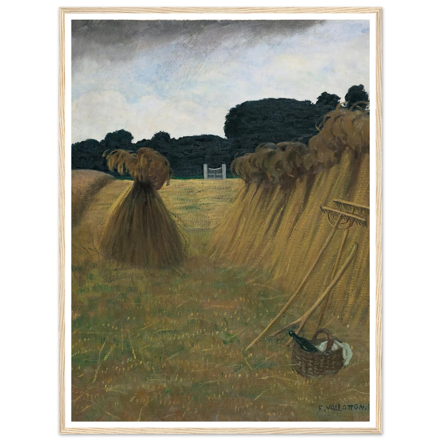 The Sheaves (1914) Art Print | Felix Vallotton-Quipham Collections