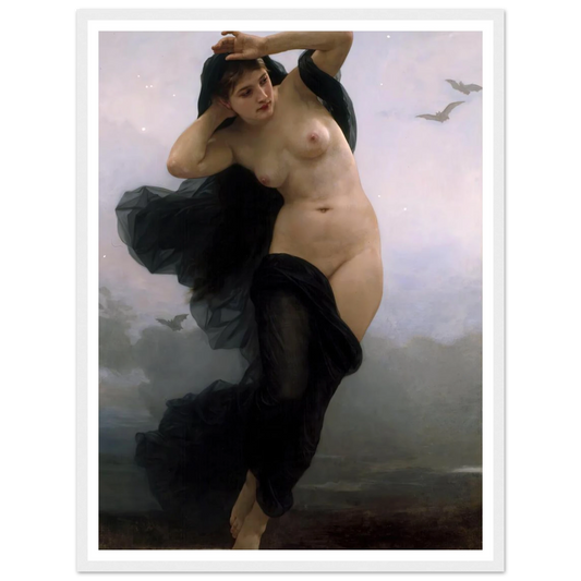 La Nuit (1883) Art Print | William Bouguereau-Quipham Collections