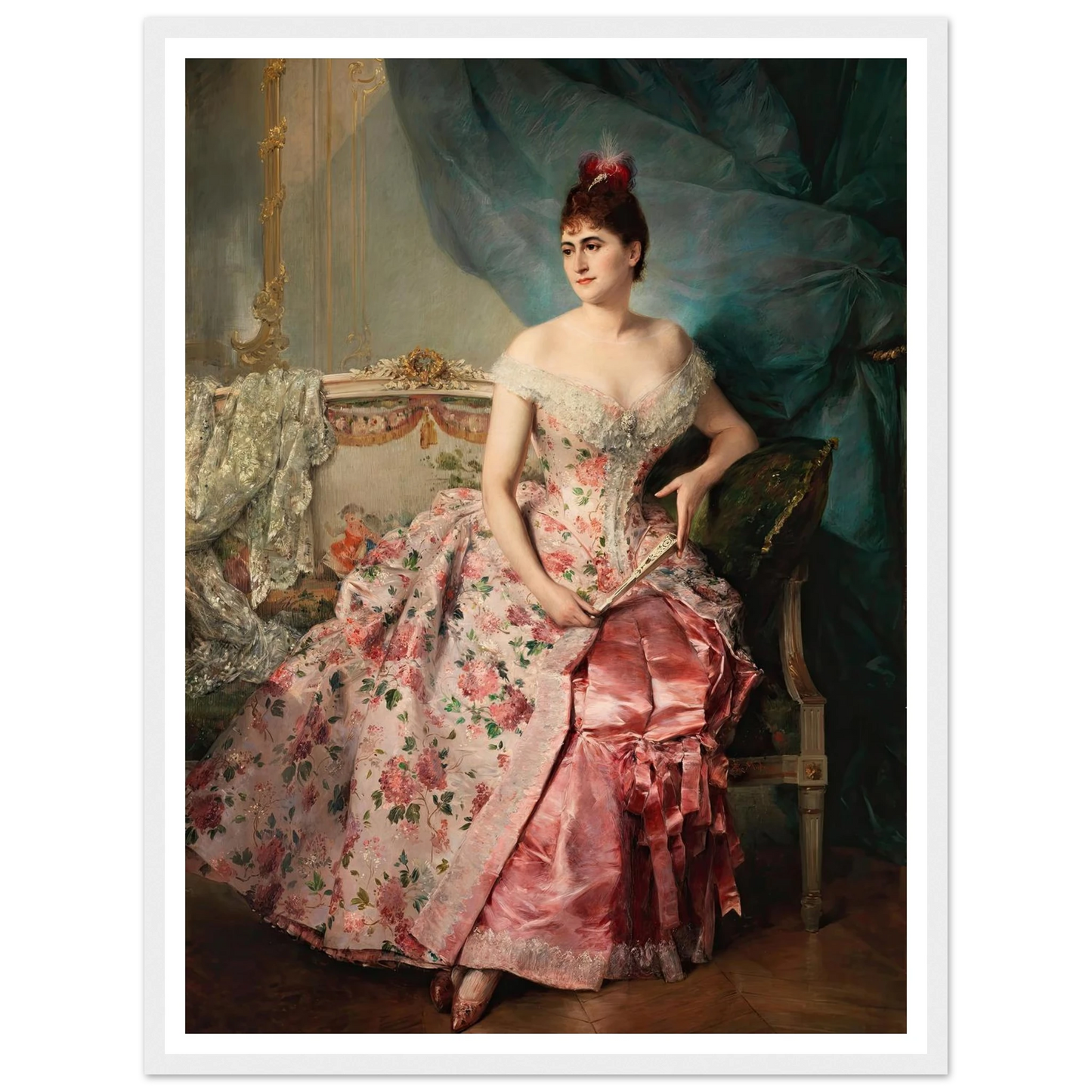 Portrait of a Lady Art Print | Raimundo de Madrazo y Garreta-Quipham Collections