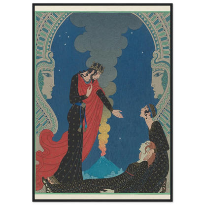 Empedocles and Panthea (1929) Art Print | George Barbier-Quipham Collections