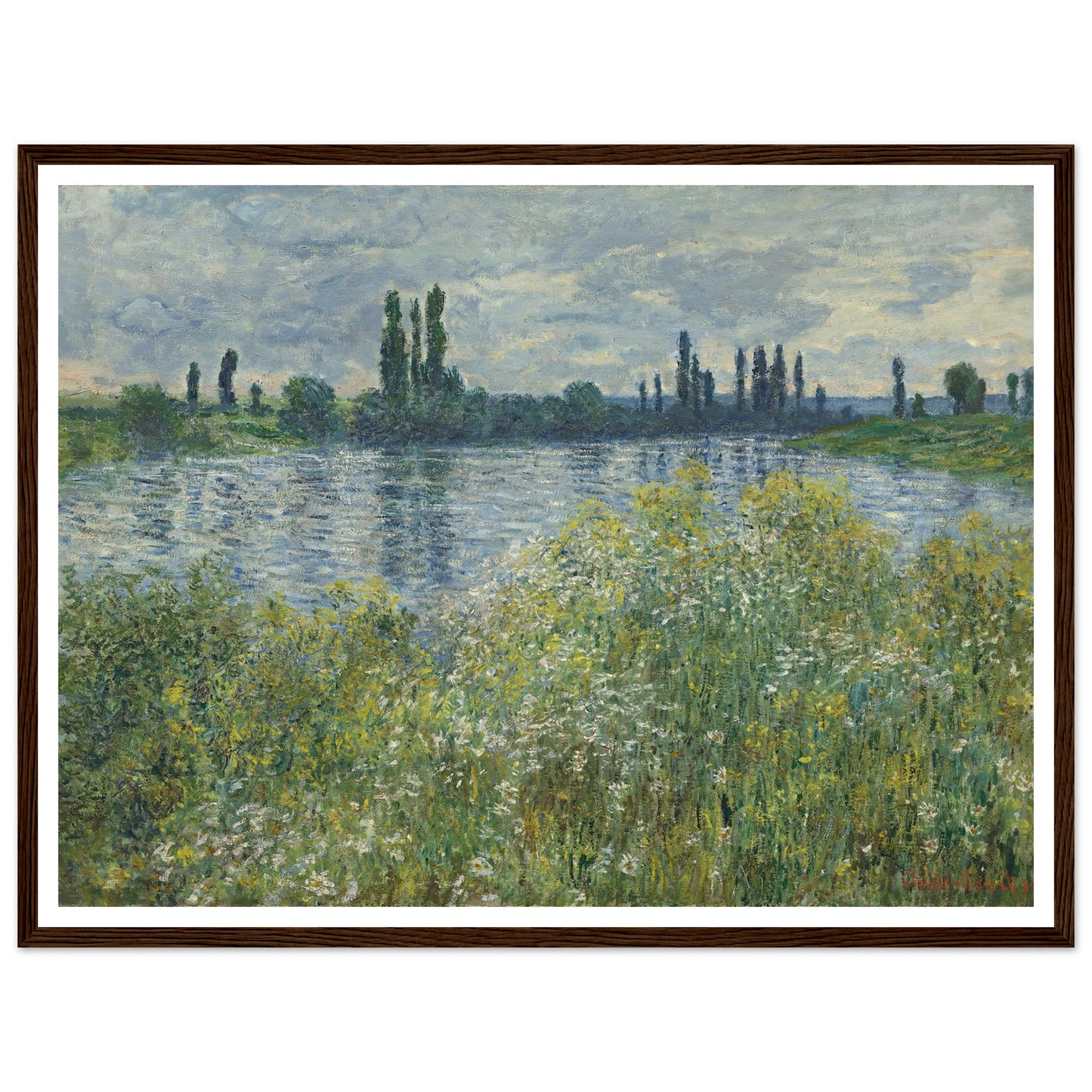 Banks of the Seine,Vétheuil (1880) Art Print | Claude Monet-Quipham Collections