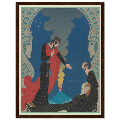 Empedocles and Panthea (1929) Art Print | George Barbier-Quipham Collections