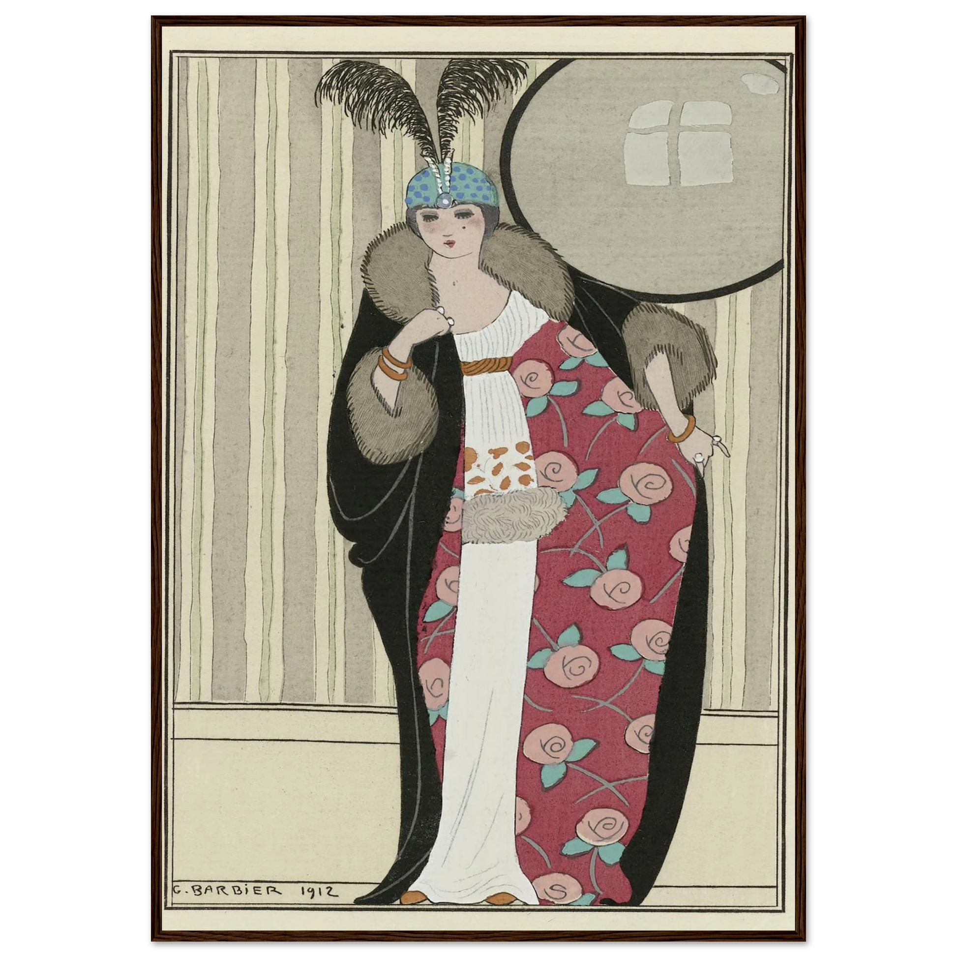 Journal des Dames et des Modes; the Fashion Illustrators (1912) Art Print | George Barbier-Quipham Collections