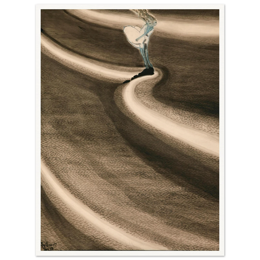 Fillettes devant la vague (1908) Art Print | Leon Spilliaert-Quipham Collections