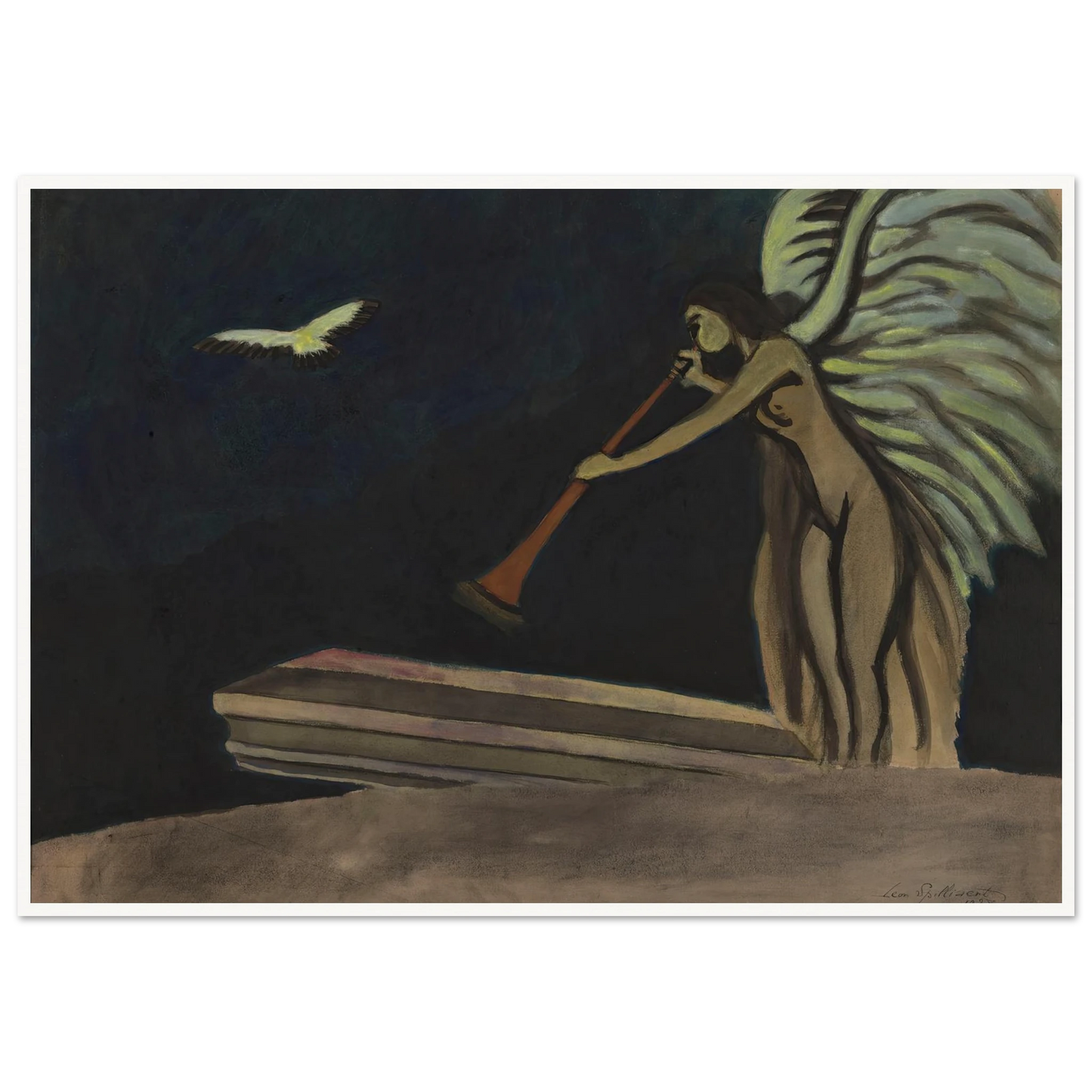 Résurrection (1928) Art Print | Leon Spilliaert-Quipham Collections