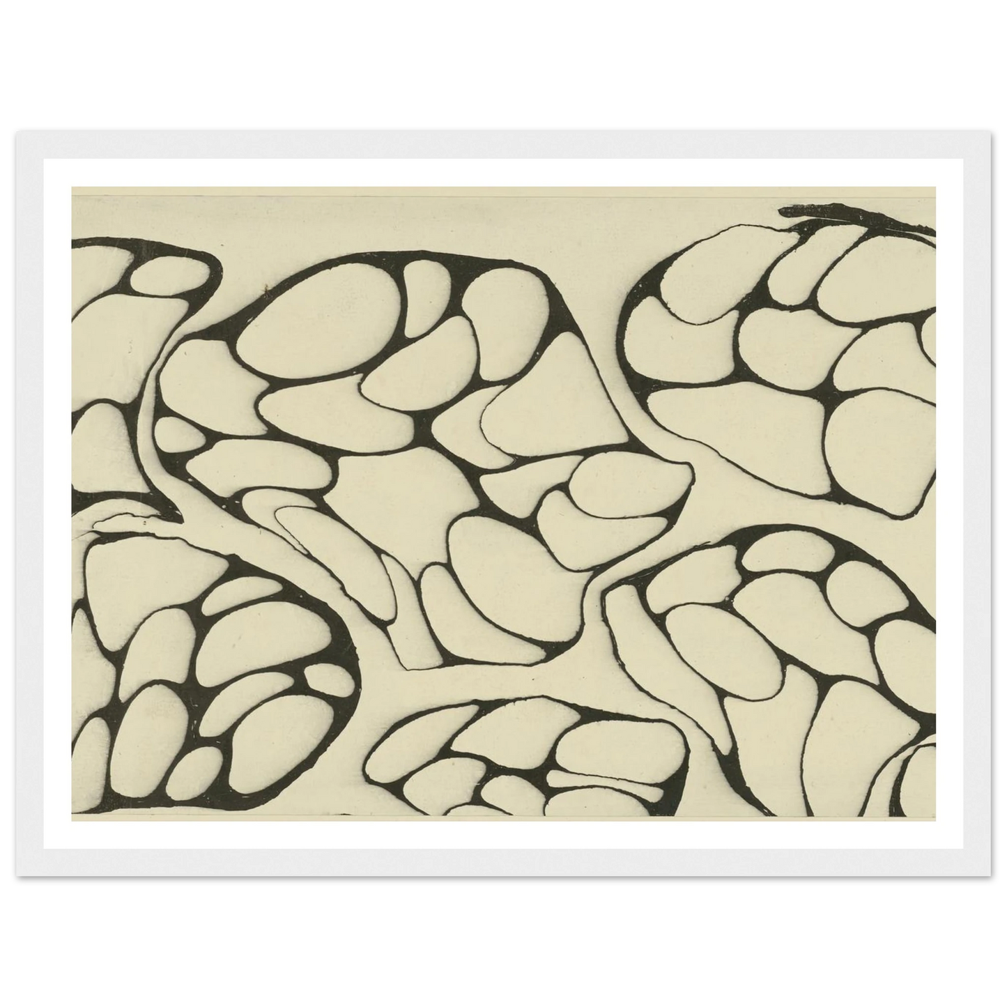 Adermarmorpapier (1903 - 1907) Art Print | Josef Hoffmann-Quipham Collections
