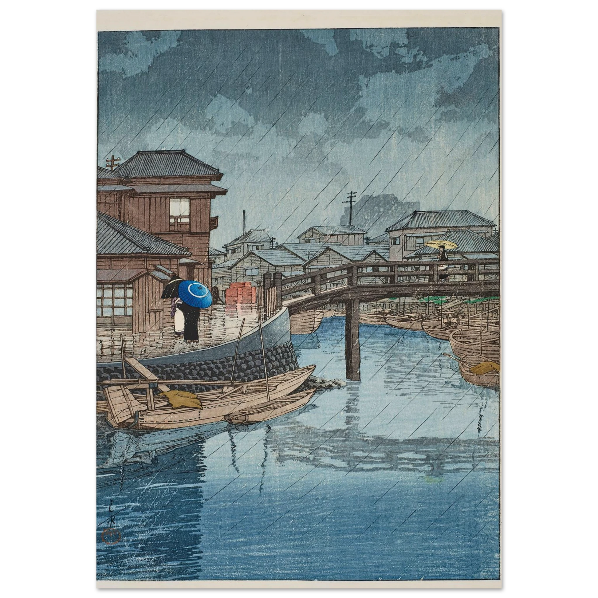 Shinagawa (1931) Art Print | Kawase Hasui-Quipham Collections