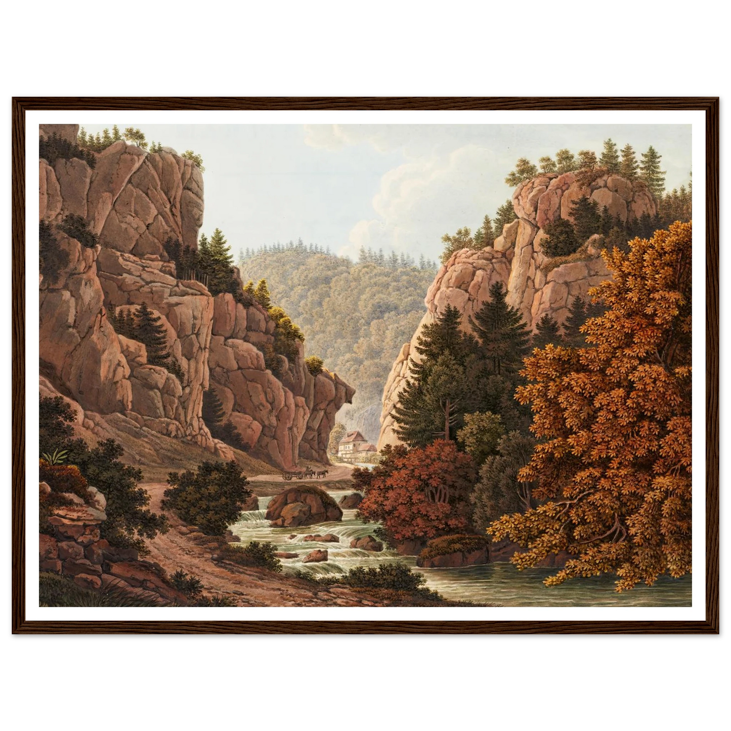 Entrée du Val de Moutier Art Print | Peter Birmann-Quipham Collections