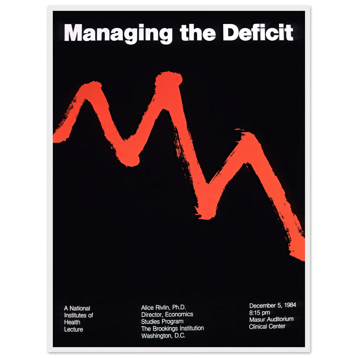 Managing the deficit (1984) Art Print | National Institutes of Health-Quipham Collections
