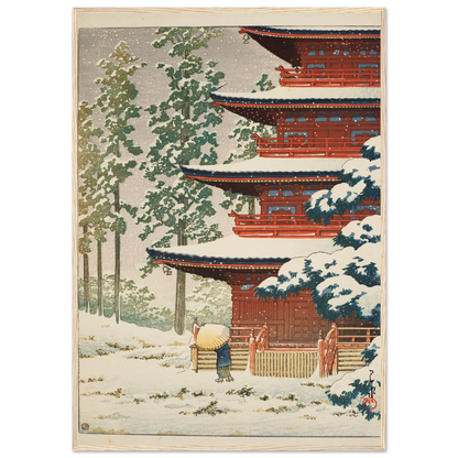 Saisho-in Temple, Hirosaki (1936) Art Print | Kawase Hasui-Quipham Collections