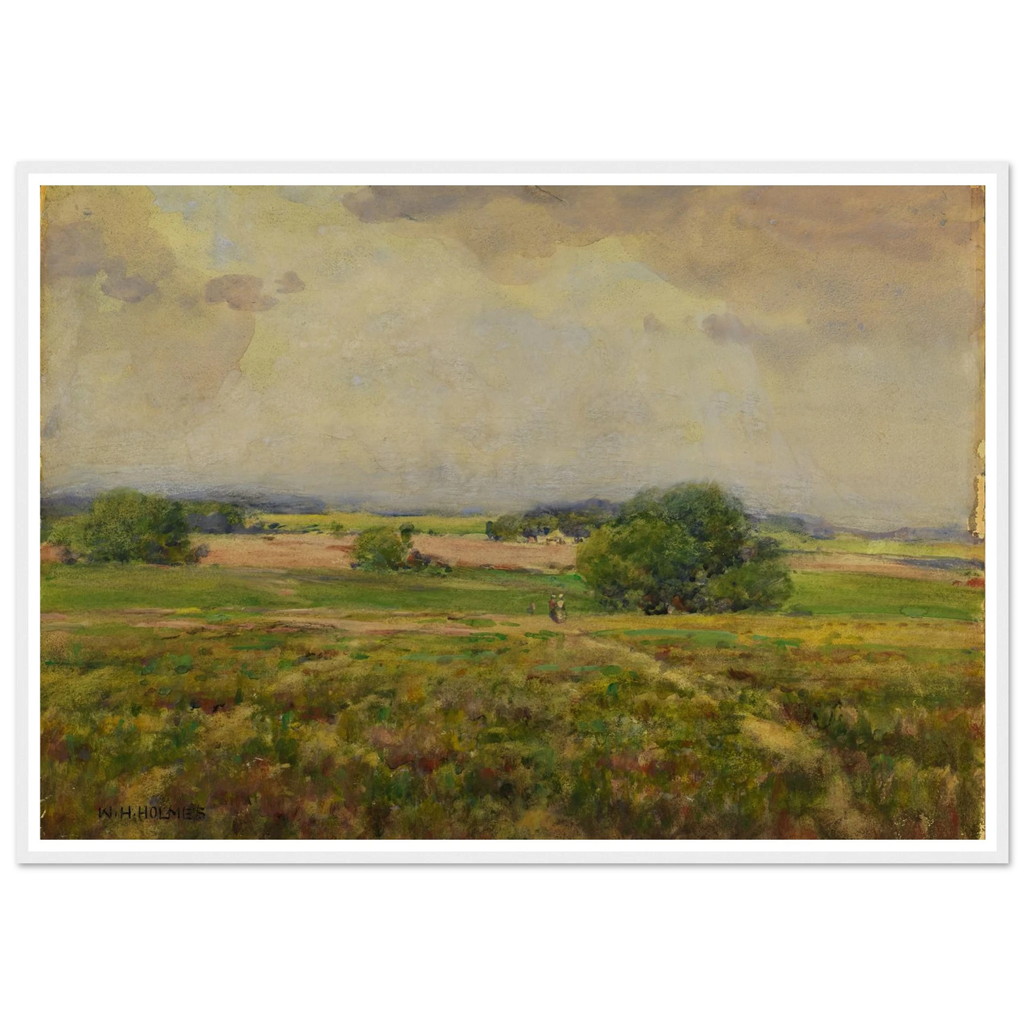 Over The Maryland Fields Art Print | William Henry Holmes-Quipham Collections