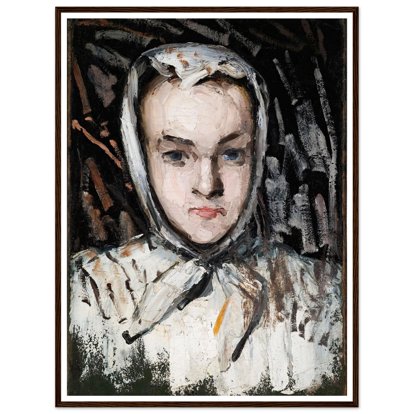 Marie Cézanne, the Artist’s Sister (1866–67) Art Print | Paul Cezanne-Quipham Collections