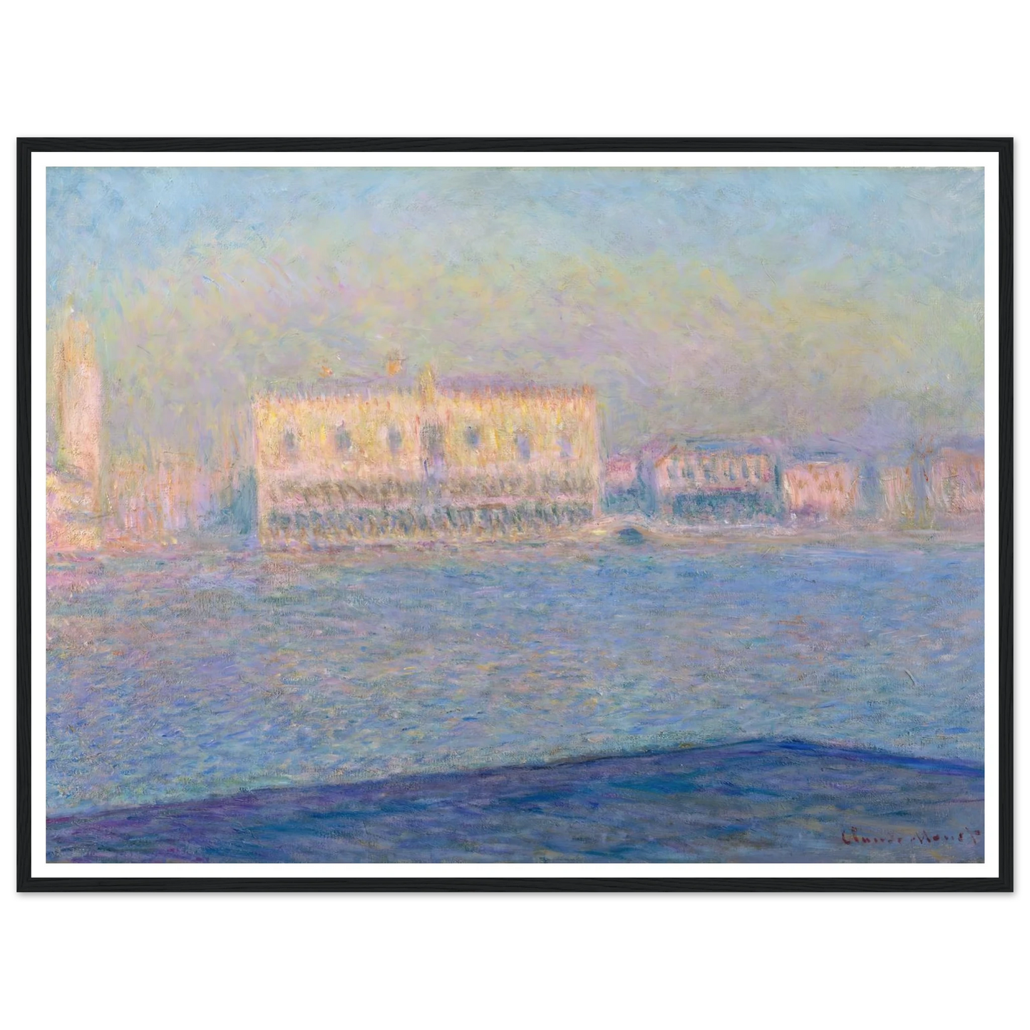 The Doge’s Palace Seen from San Giorgio Maggiore (1908) Art Print | Claude Monet-Quipham Collections