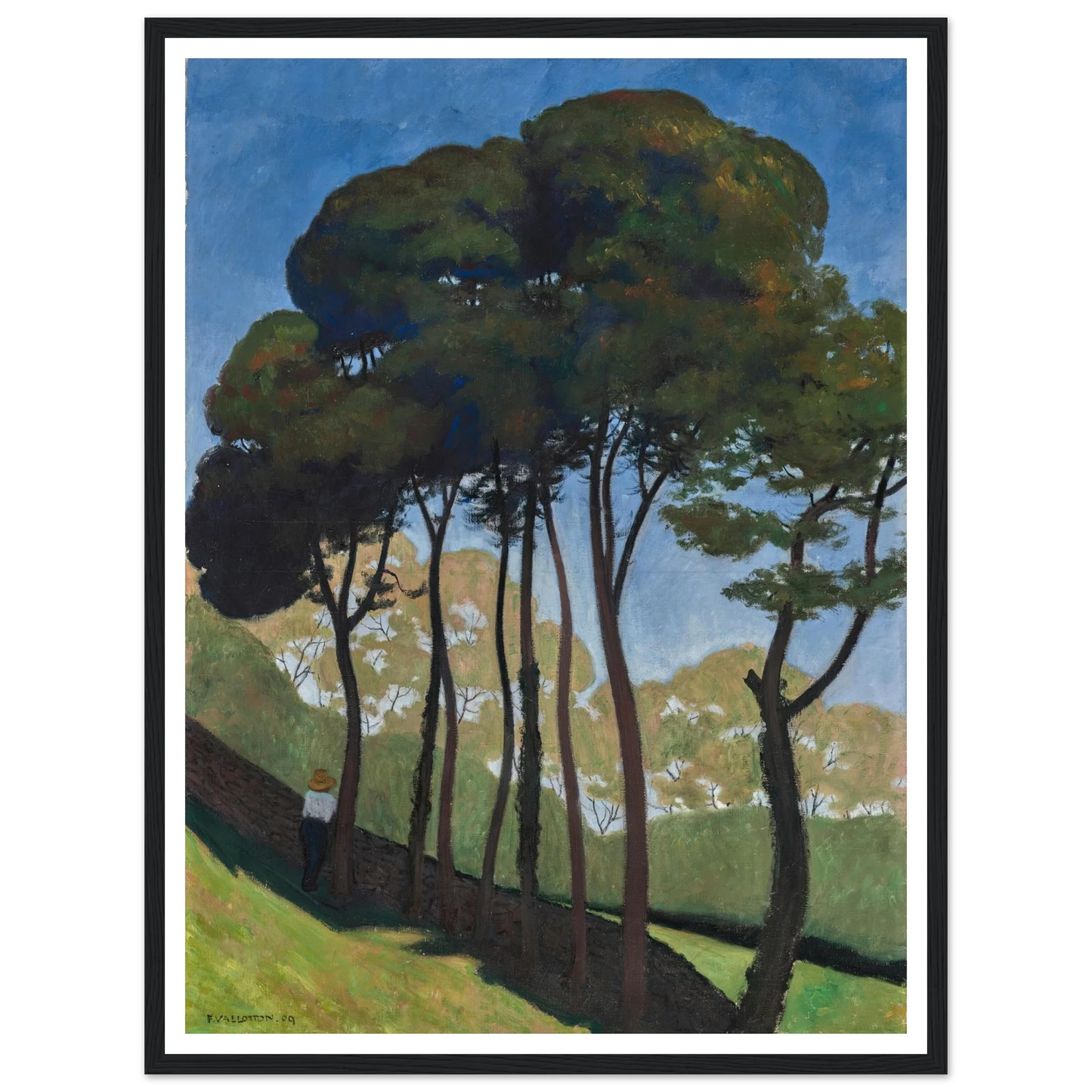Les Grands Arbres, environs d’Honfleur (1909) Art Print | Felix Vallotton-Quipham Collections