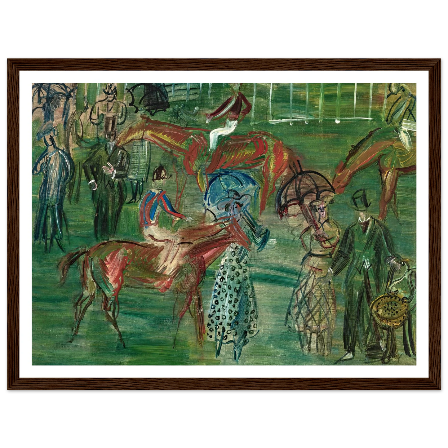 La pelouse (circa 1950) Art Print | Raoul Dufy-Quipham Collections