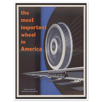 The most important wheels in America. (1952) Art Print | Joseph Binder-Quipham Collections