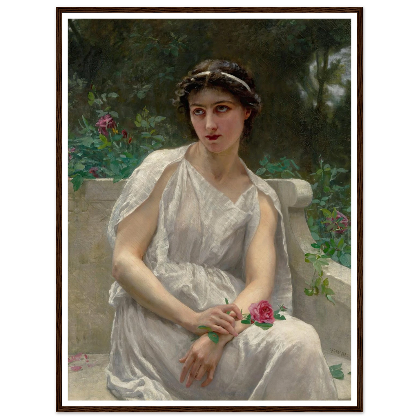 The Red Rose Art Print | Guillaume Seignac-Quipham Collections