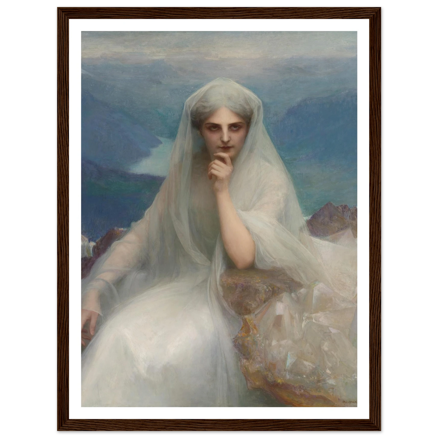 Sur Les Cimes (On The Summit) (1903) Art Print | Pascal Adolphe Jean Dagnan Bouveret-Quipham Collections