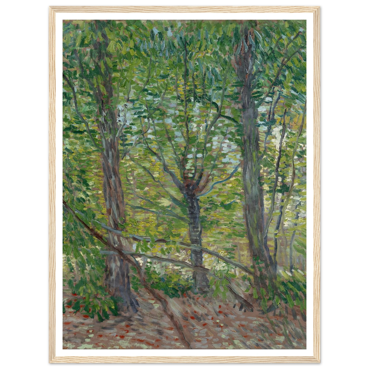 Trees Art Print | Vincent van Gogh-Quipham Collections