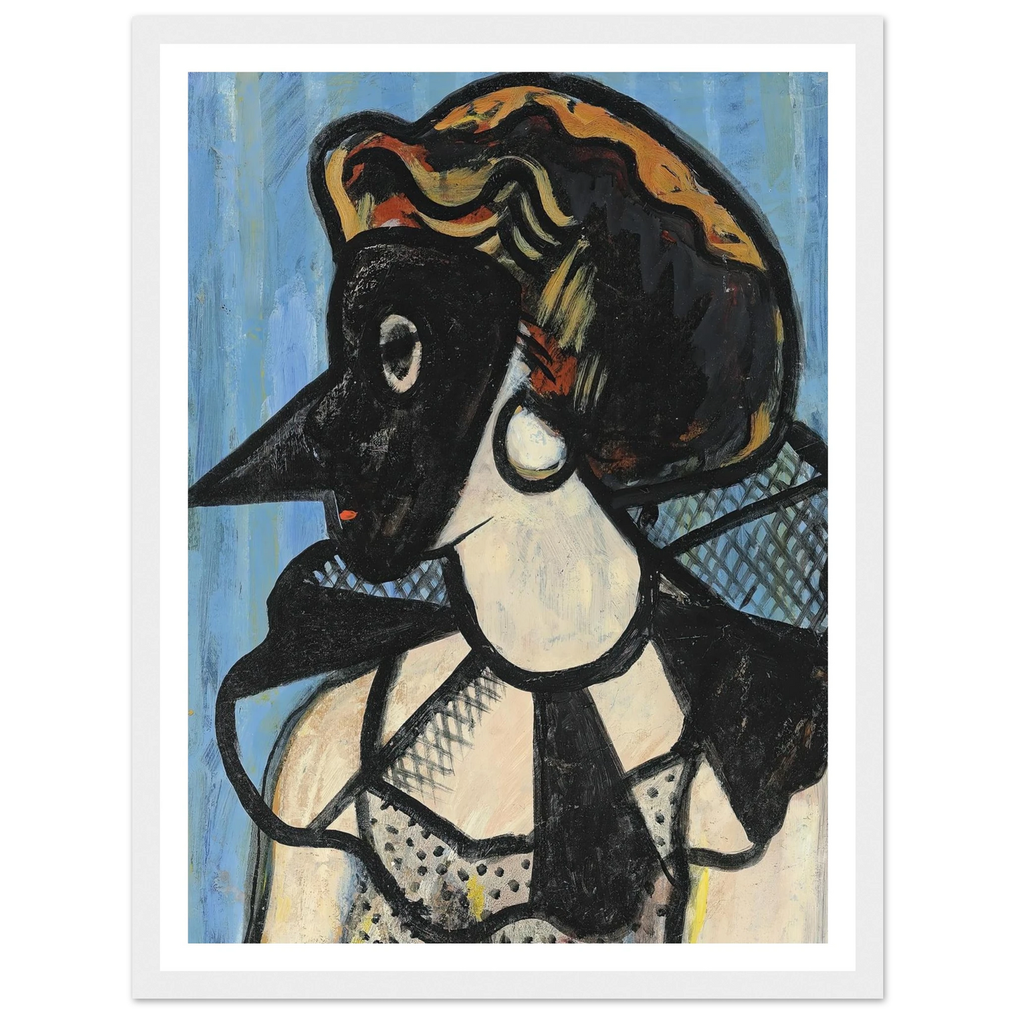 Femme au masque (circa 1938-1939) Art Print | Francis Picabia-Quipham Collections