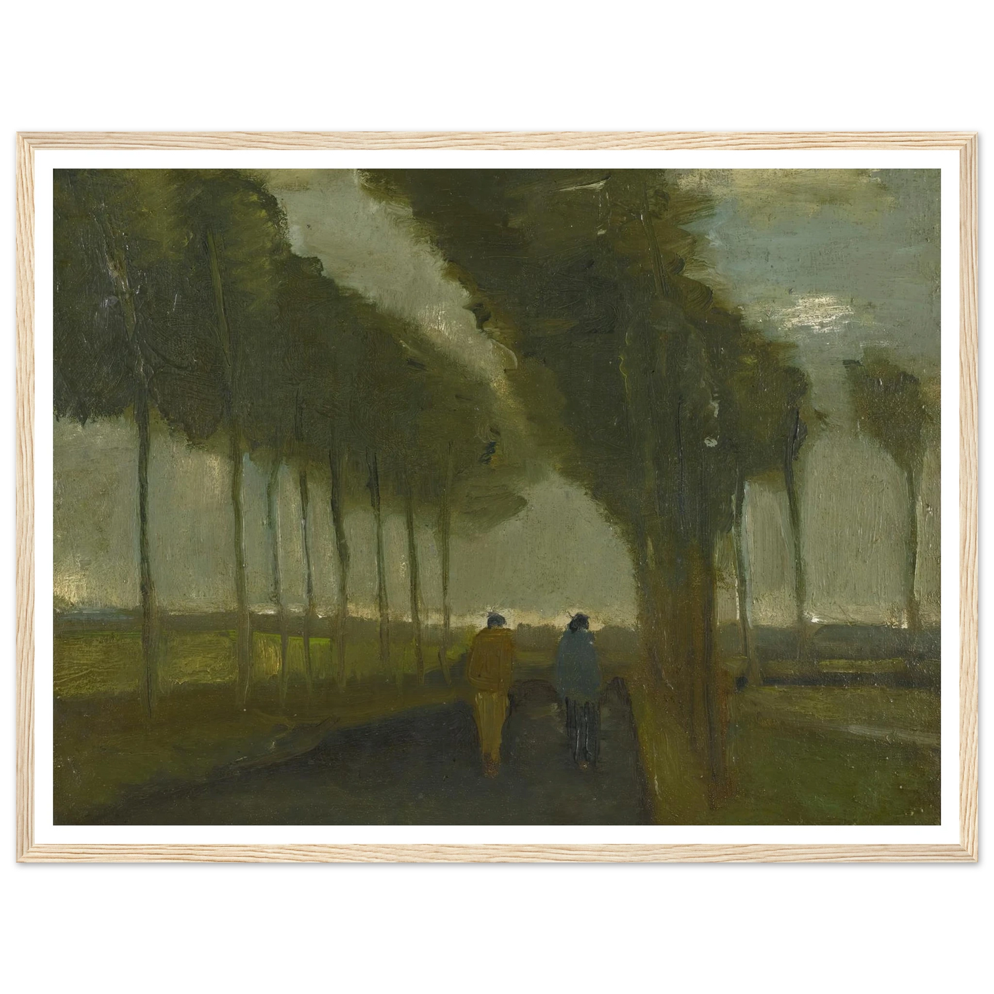 L’allée Aux Deux Promeneurs (1883) Art Print | Vincent van Gogh-Quipham Collections