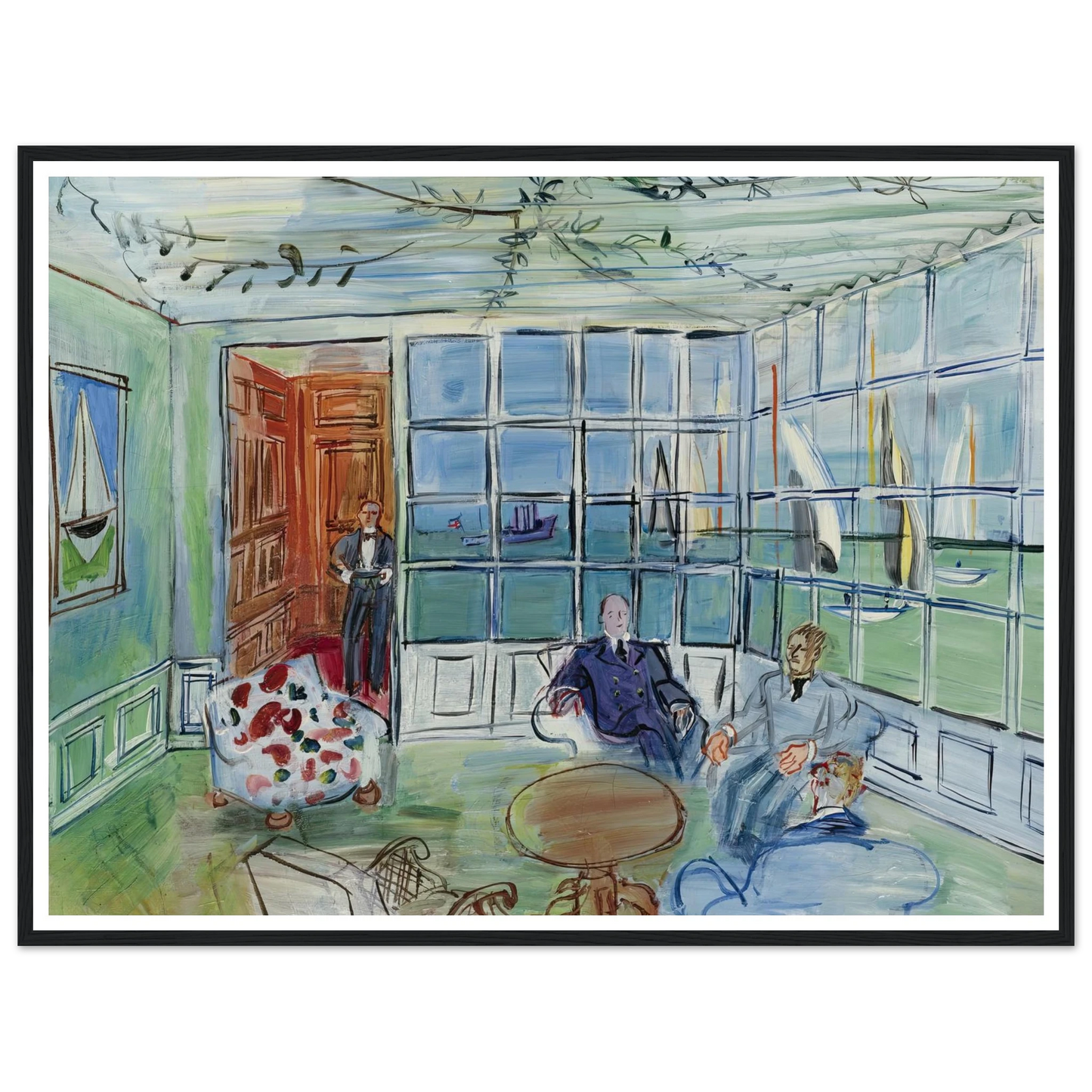 Le Royal Yacht Squadron, Cowes, Isle of Wight Art Print | Raoul Dufy-Quipham Collections