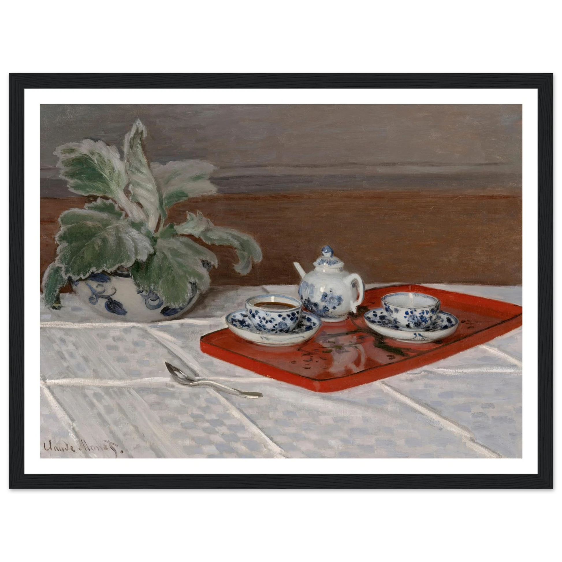 Still Life, Tea Service (1872) Art Print | Claude Monet-Quipham Collections