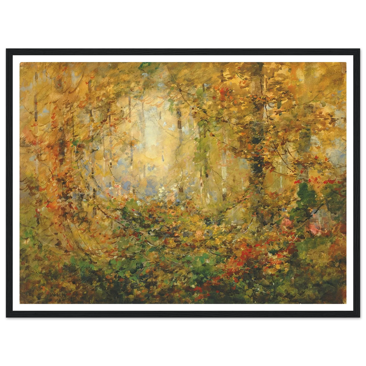 Autumn Tangle (1920) Art Print | William Henry Holmes-Quipham Collections