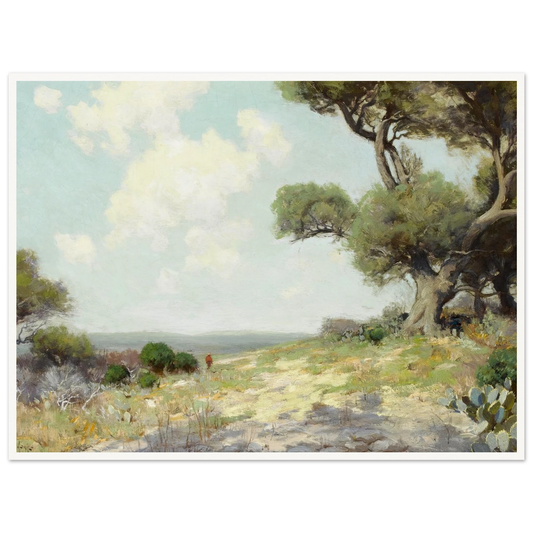 In the Hills — Southwest Texas (1912) Art Print | Julian Onderdonk-Quipham Collections