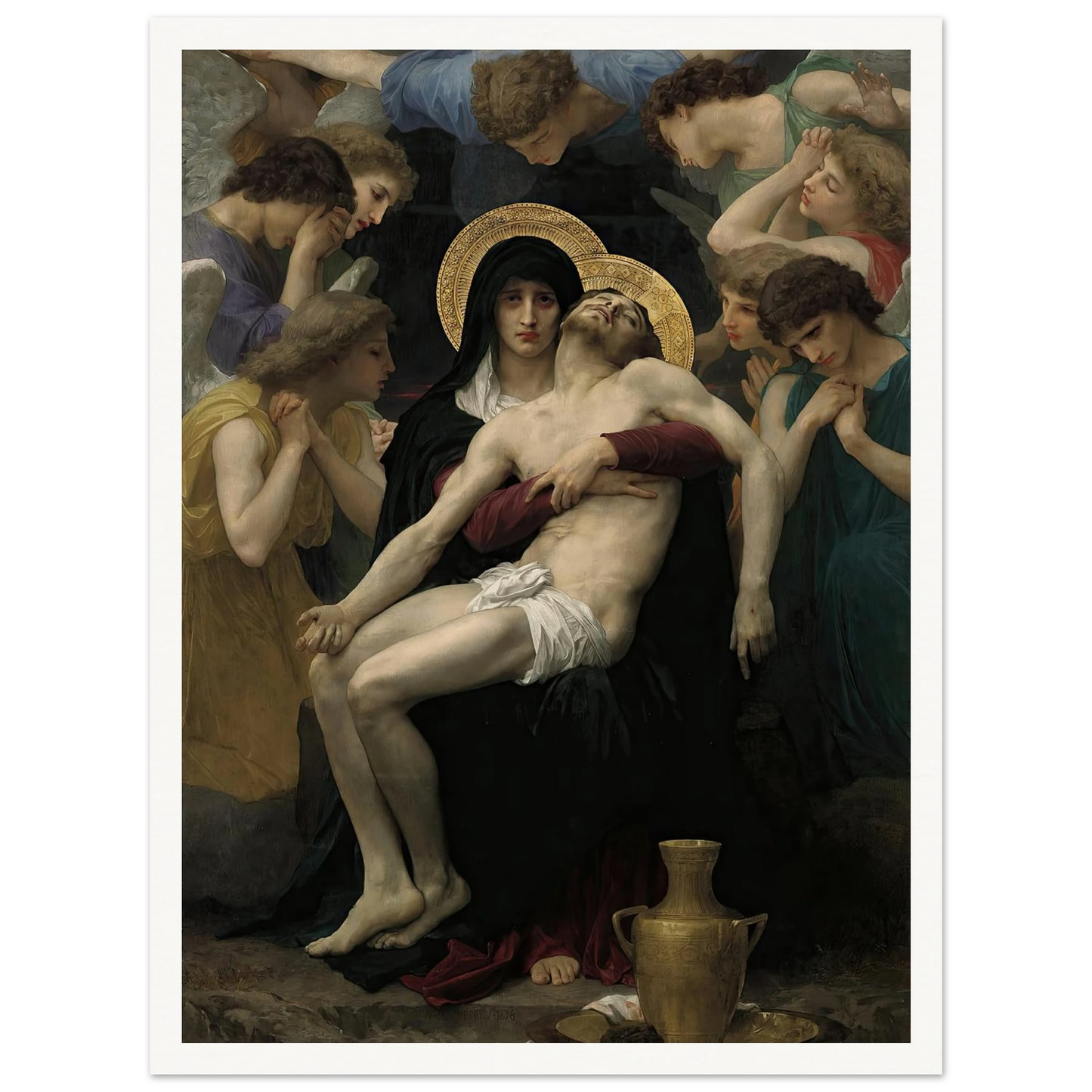 Pieta (1876) Art Print | William Bouguereau-Quipham Collections