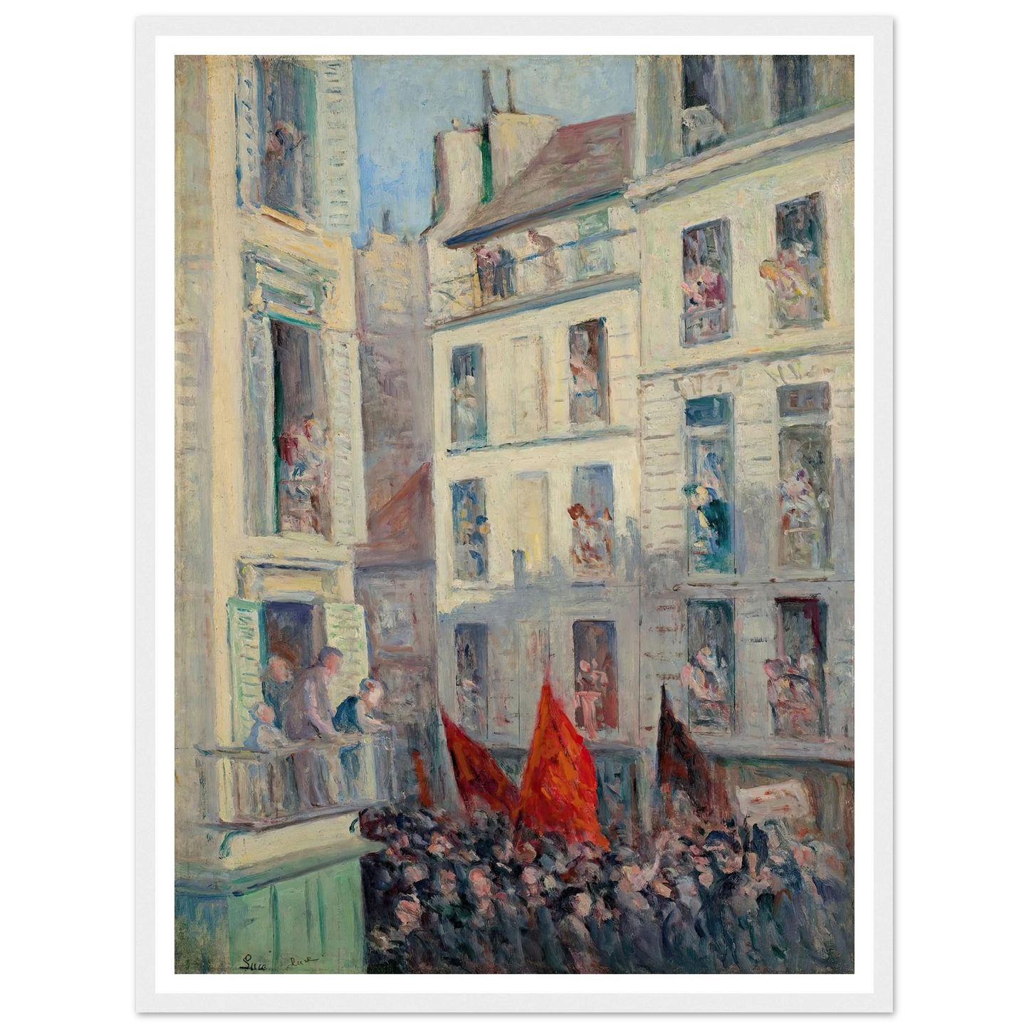 Le Front populaire (1936) Art Print | Maximilien Luce-Quipham Collections