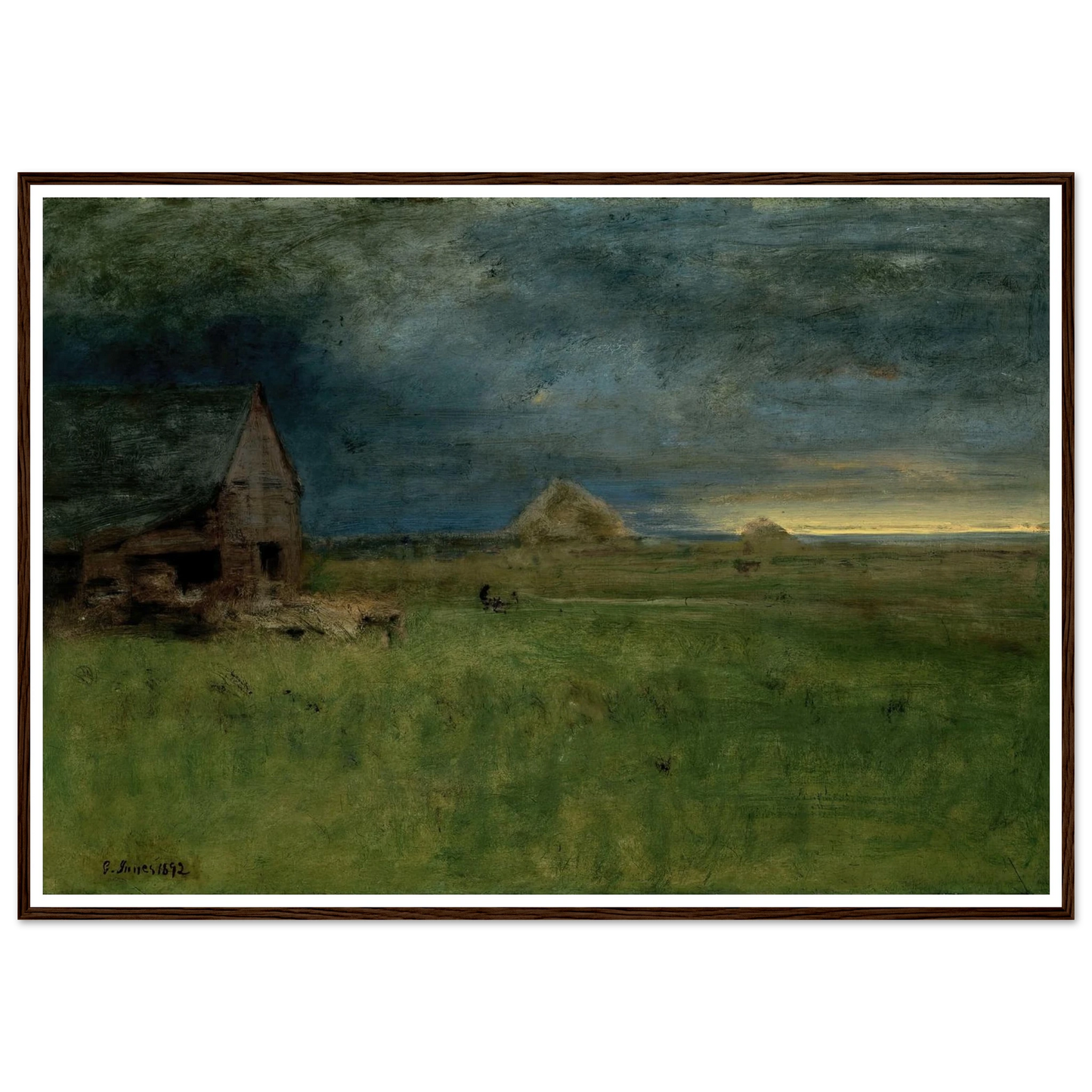 The Lonely Farm, Nantucket (1892) Art Print | George Inness-Quipham Collections